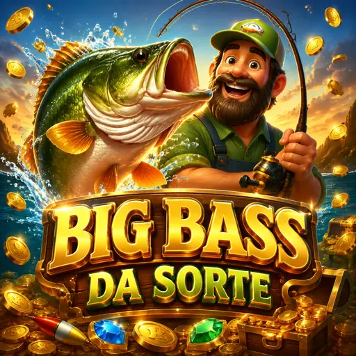 Pescador com anzol em slot de pesca
