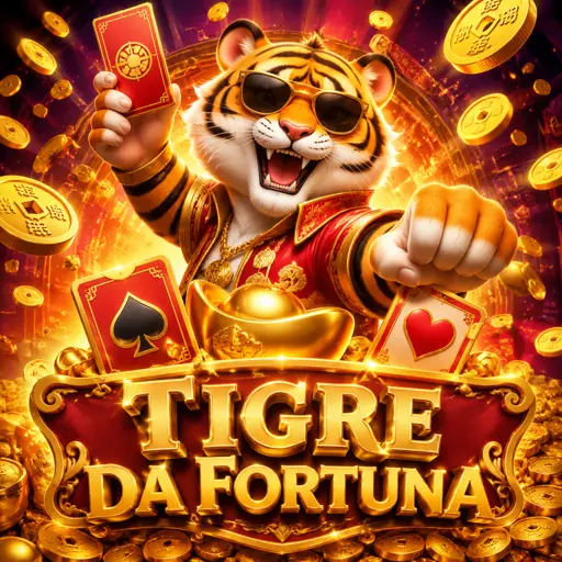 Tigre da fortuna em slot de rolos 3x3