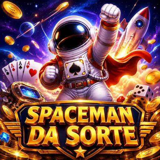 Astronauta flutuando no jogo Spaceman